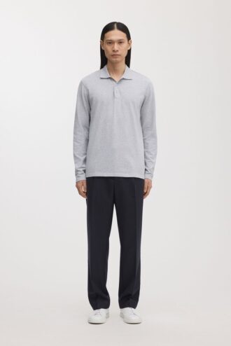 The Long Sleeve Pique Polo