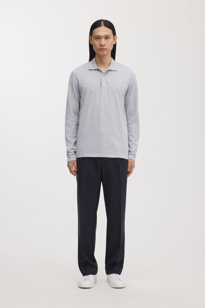 The Long Sleeve Pique Polo The Long Sleeve Pique Polo