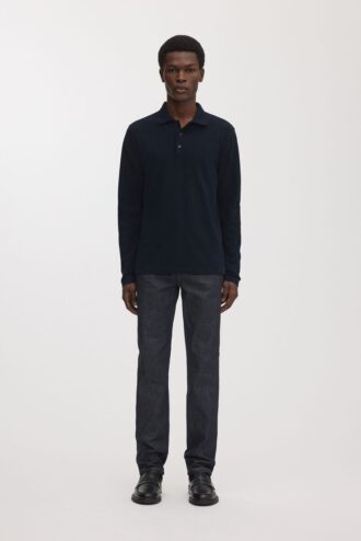 The Long Sleeve Pique Polo