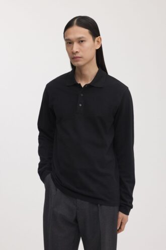 The Long Sleeve Pique Polo