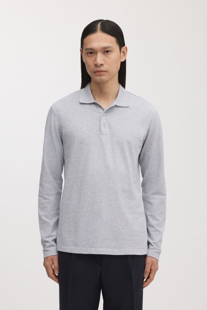 The Long Sleeve Pique Polo The Long Sleeve Pique Polo