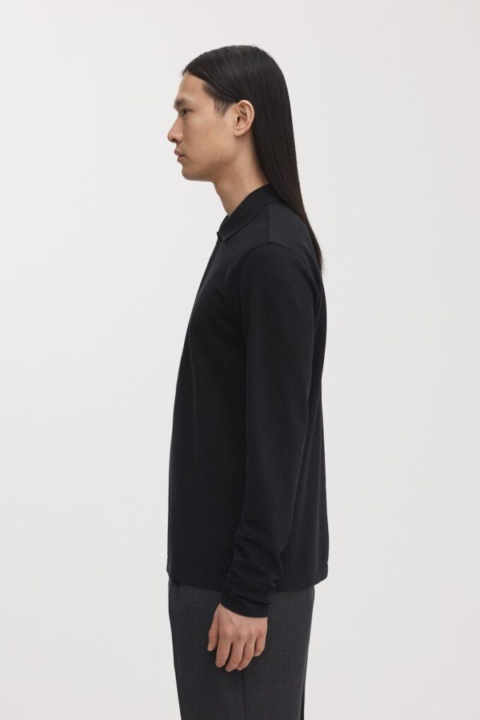 The Long Sleeve Pique Polo