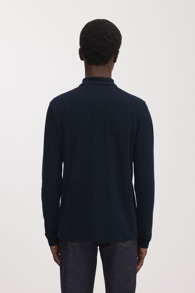 The Long Sleeve Pique Polo