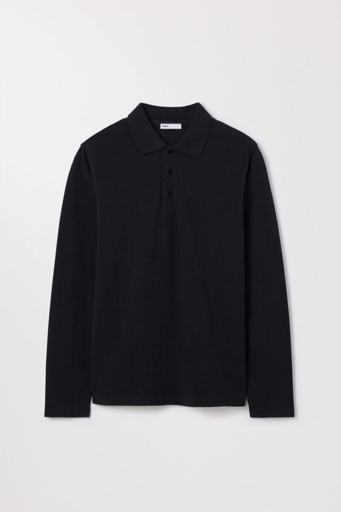 The Long Sleeve Pique Polo