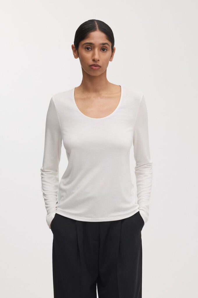 The Long Sleeve Scoop Neck Top The Long Sleeve Scoop Neck Top