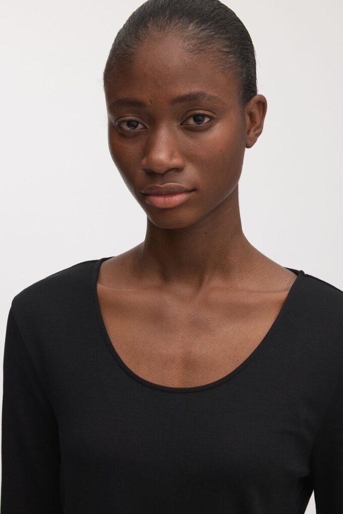 The Long Sleeve Scoop Neck Top The Long Sleeve Scoop Neck Top