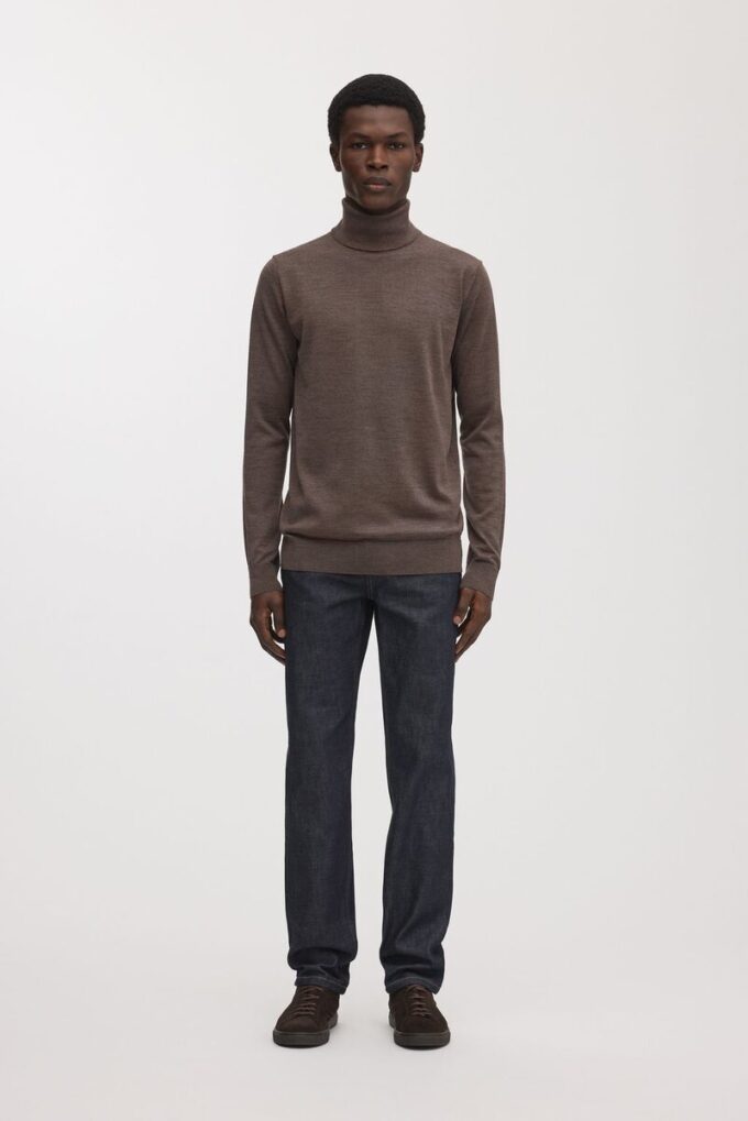 The Merino Roll Neck The Merino Roll Neck