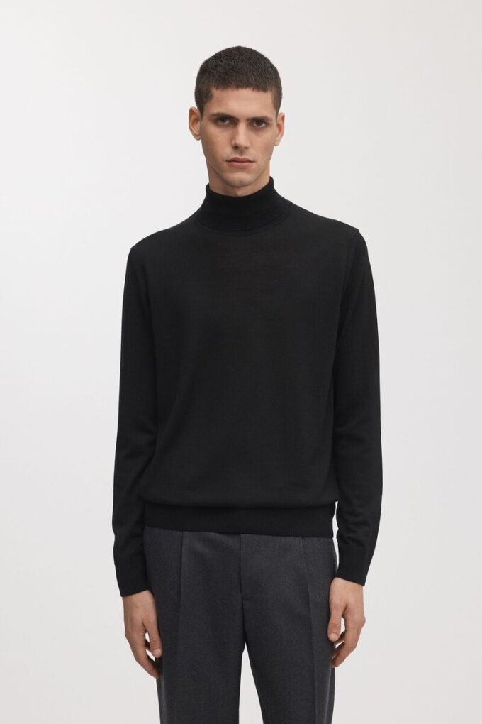The Merino Roll Neck The Merino Roll Neck