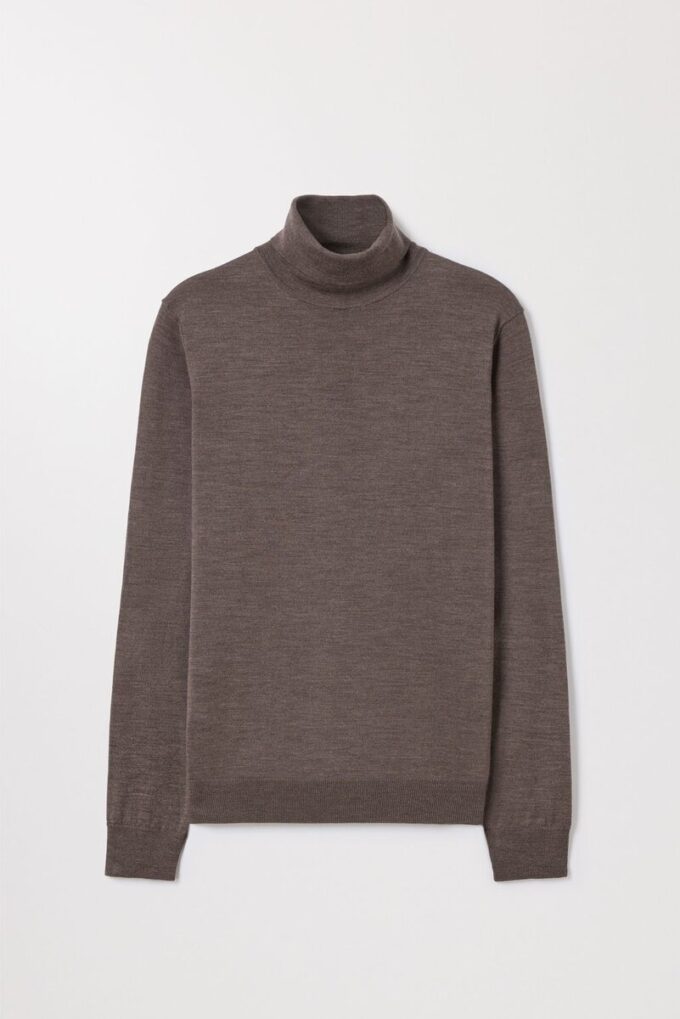The Merino Roll Neck The Merino Roll Neck