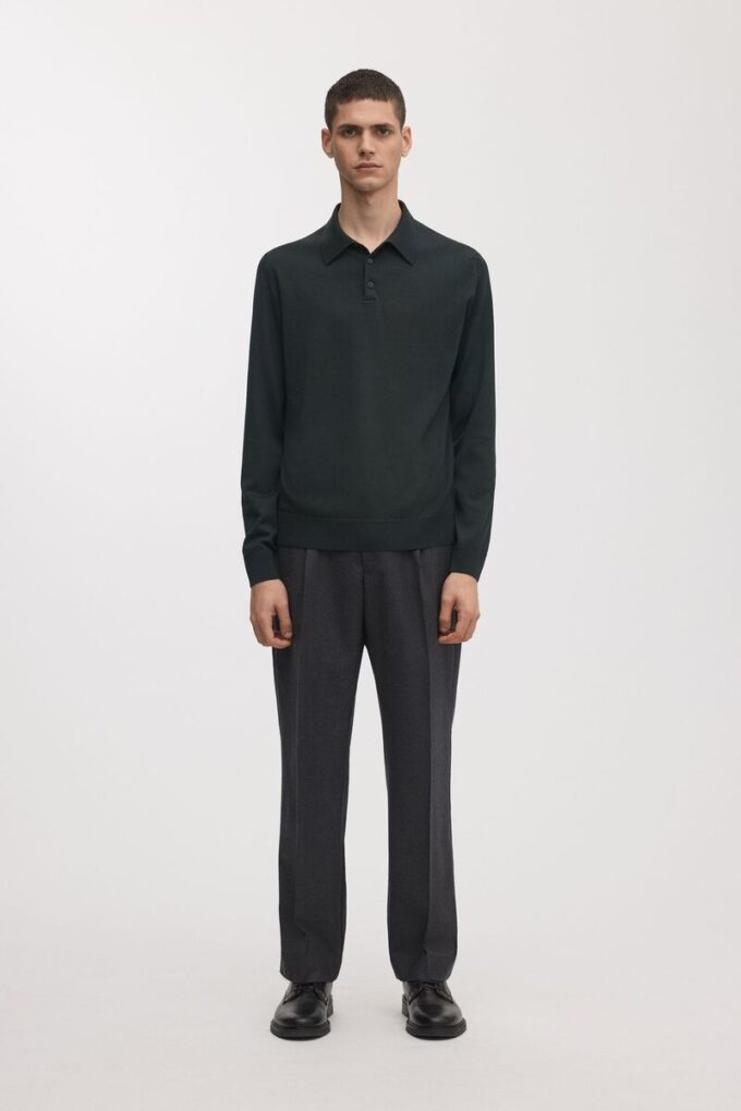 The Merino Wool Polo The Merino Wool Polo