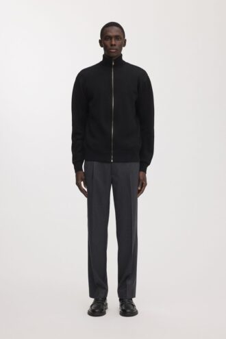 The Merino Zip Cardigan The Merino Zip Cardigan