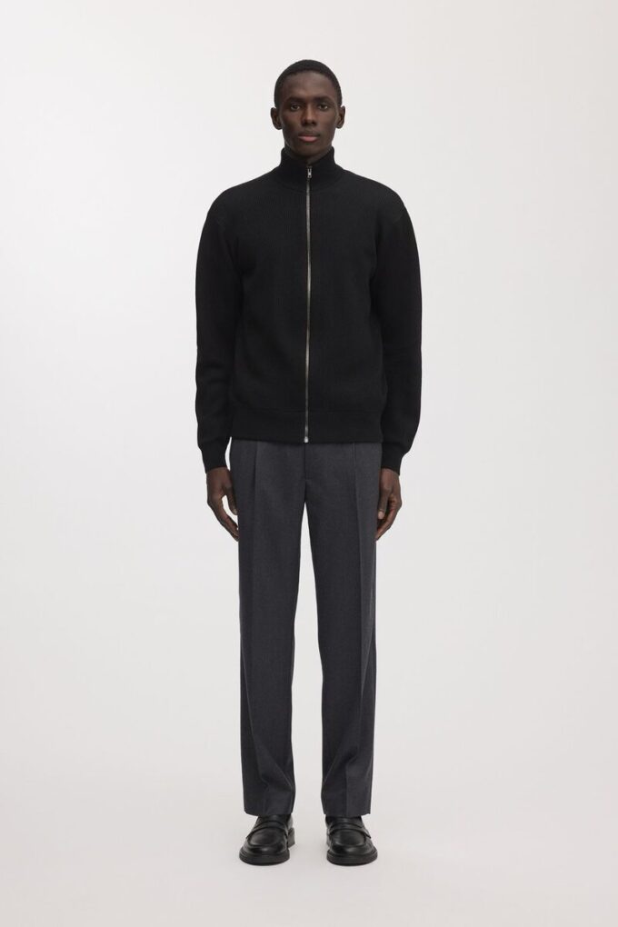 The Merino Zip Cardigan