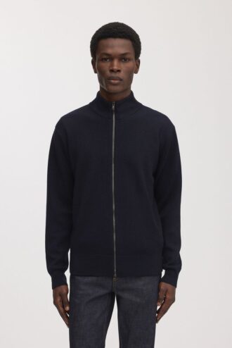 The Merino Zip Cardigan The Merino Zip Cardigan