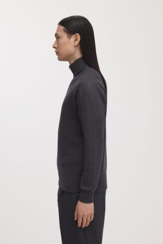 The Merino Zip Cardigan The Merino Zip Cardigan