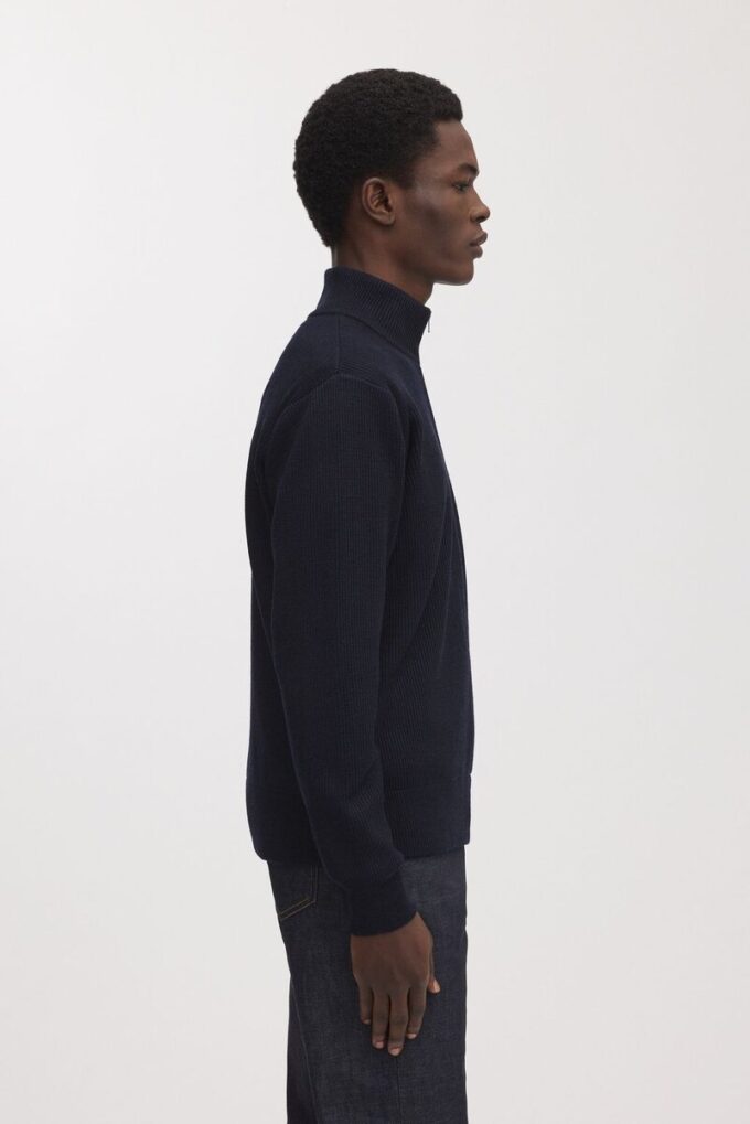 The Merino Zip Cardigan The Merino Zip Cardigan