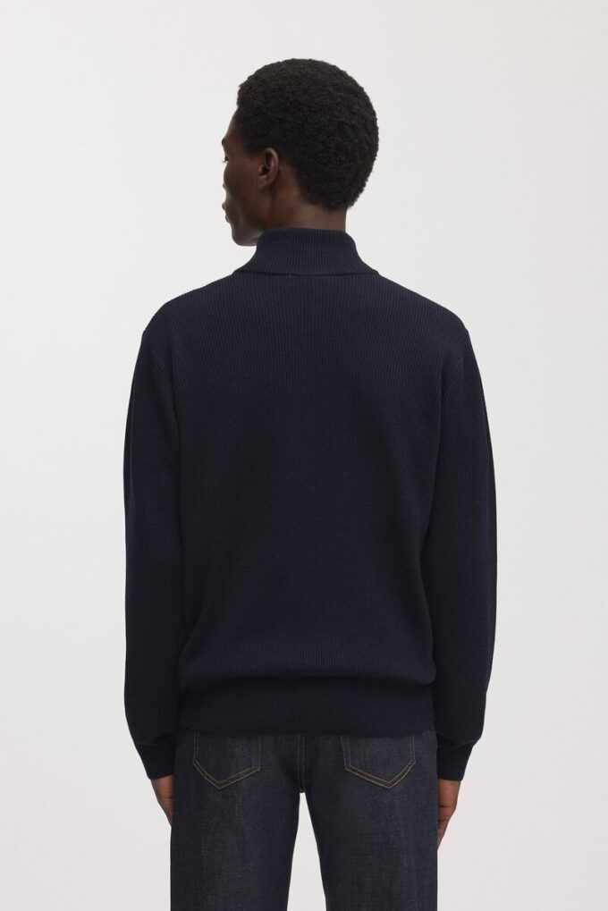 The Merino Zip Cardigan The Merino Zip Cardigan