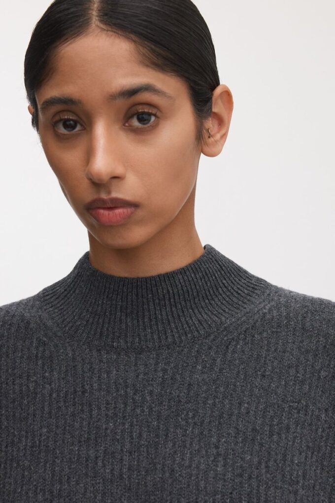 The Mock Neck Sweater