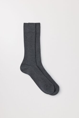 The Ribbed Cotton Sock The Ribbed Cotton Sock