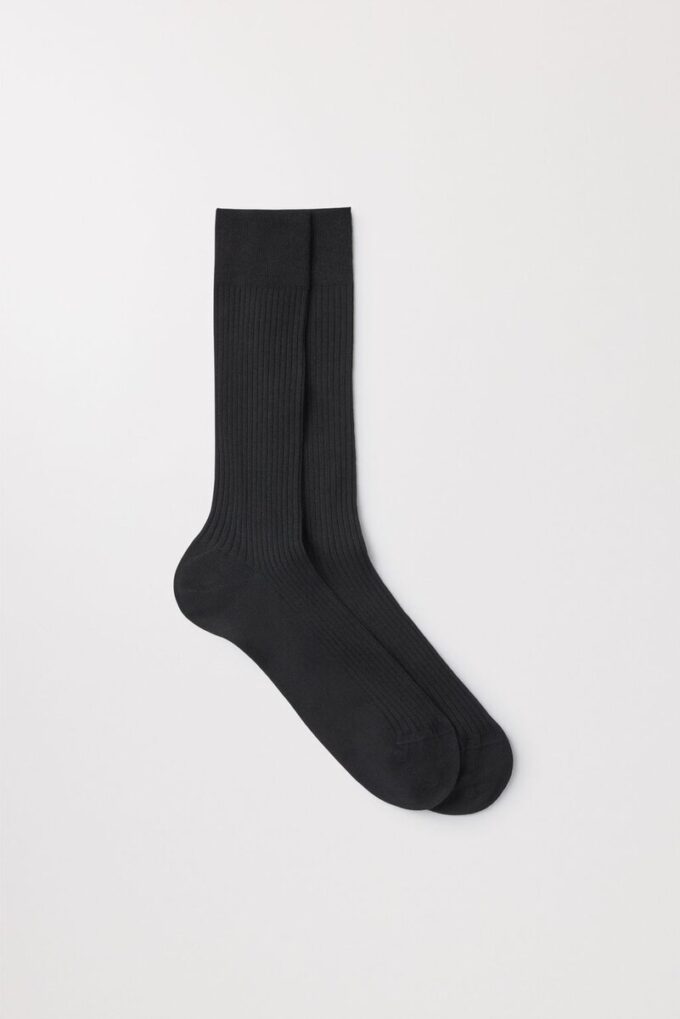 The Ribbed Cotton Sock The Ribbed Cotton Sock