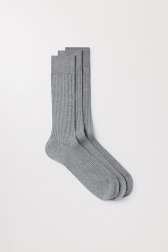 The Ribbed Cotton Sock 3-Pack The Ribbed Cotton Sock 3-Pack