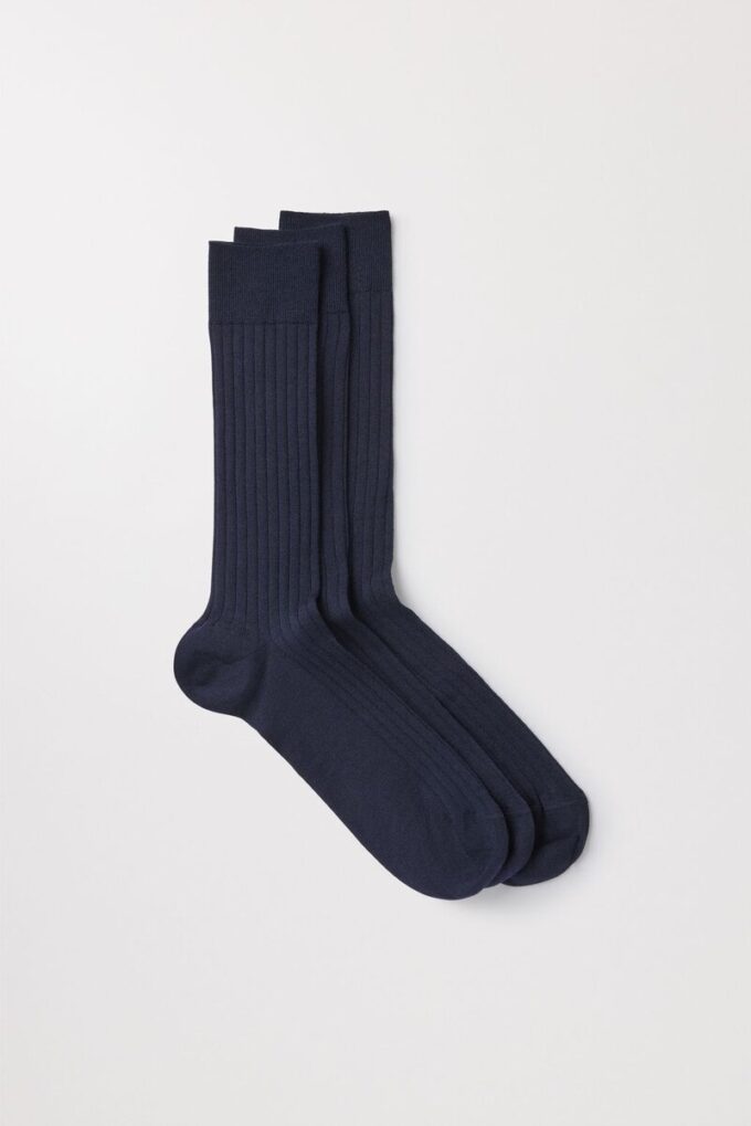 The Ribbed Merino Socks 3-Pack The Ribbed Merino Socks 3-Pack