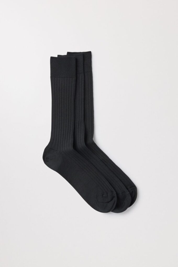 The Ribbed Merino Socks 3-Pack The Ribbed Merino Socks 3-Pack