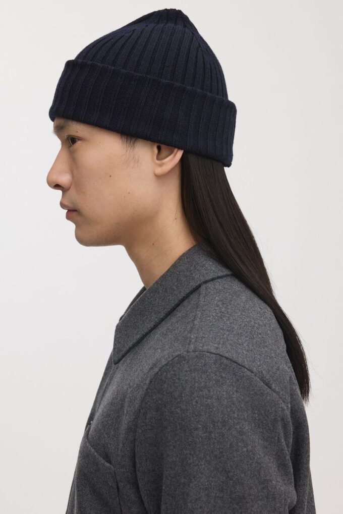 The Ribbed Wool Beanie The Ribbed Wool Beanie